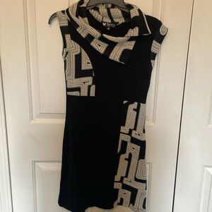 Papillon sweater Dress Sz Small cowl neck GUC b52